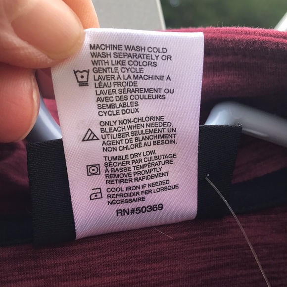 Jockey Sports Long Sleeve Brushed Back Tech Jersey, Zinfandel, Size Medium - Picture 14 of 14